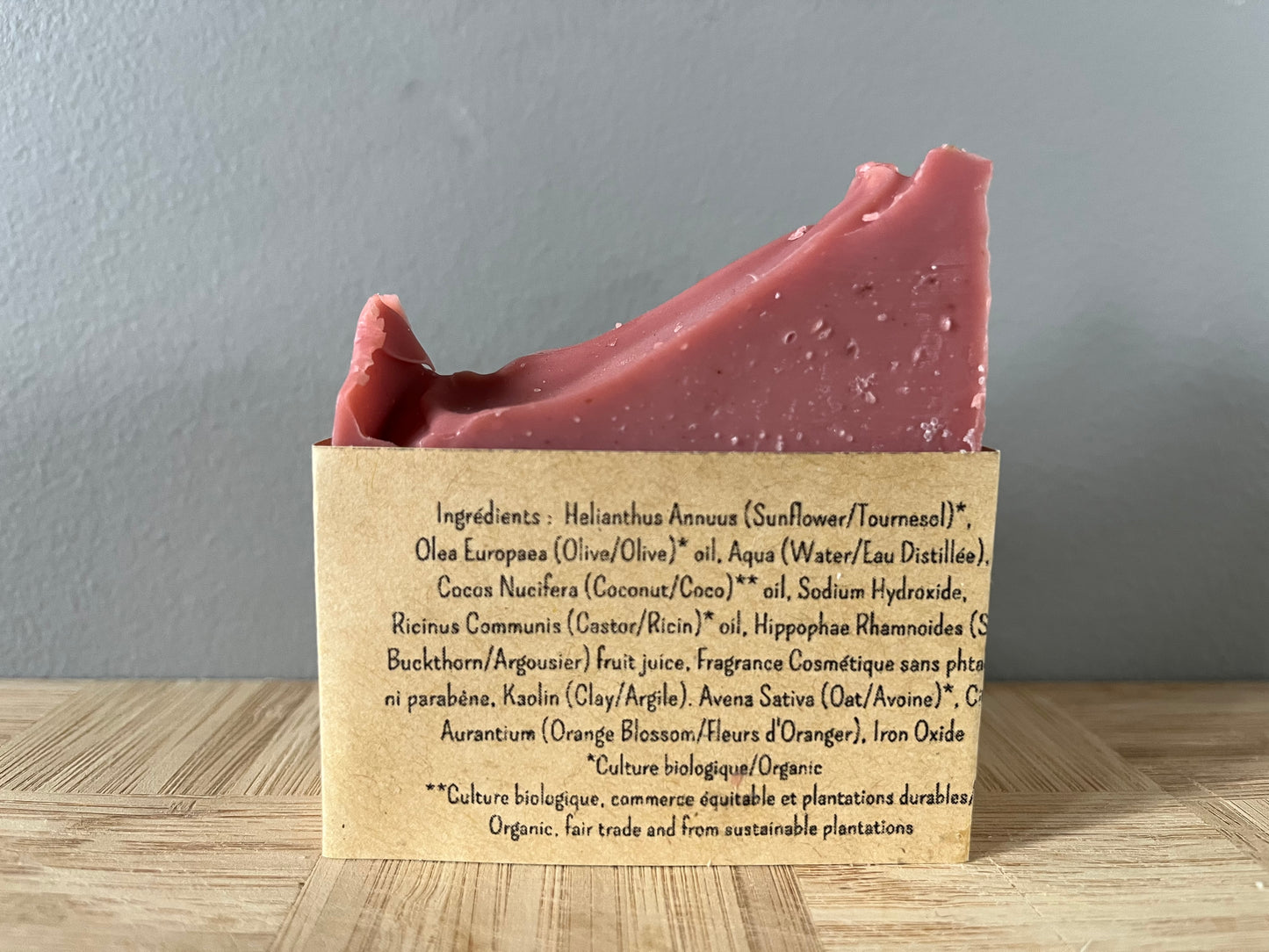 Savon exfoliant à l’argousier