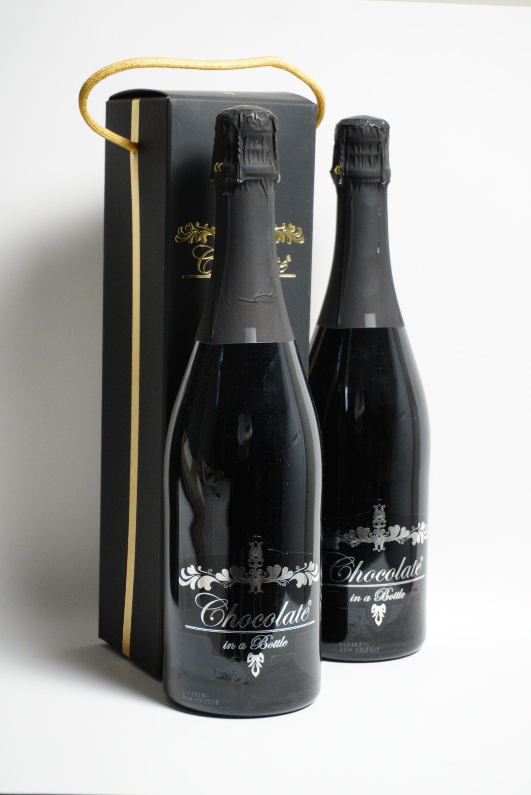 Mousseux au chocolat sans alcool 2 bouteilles sans boîte