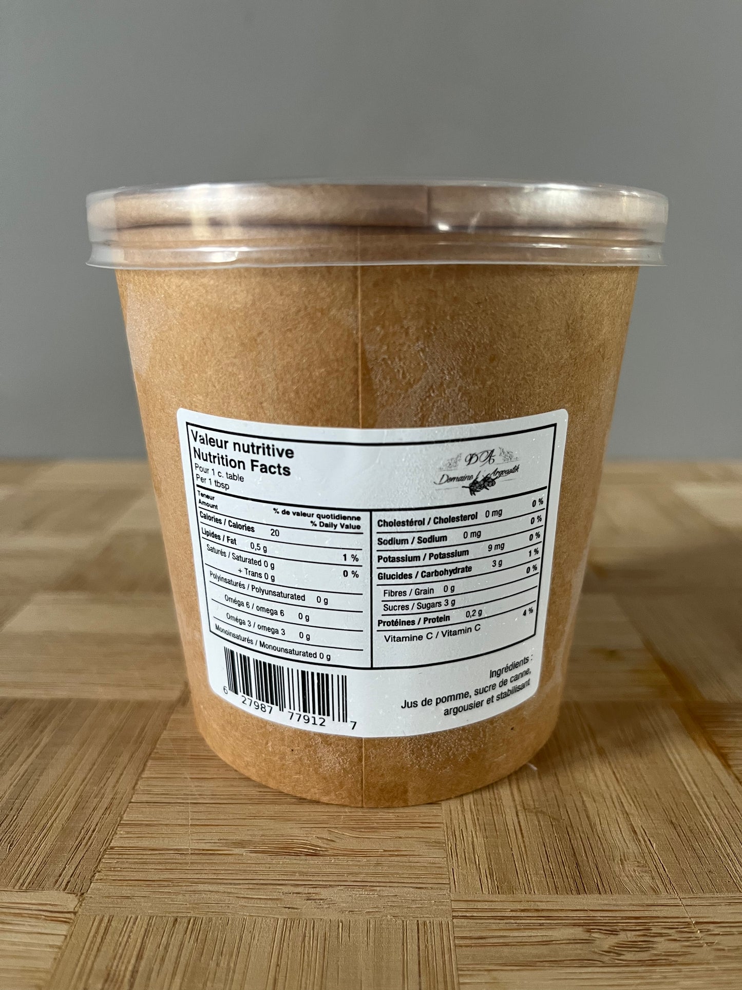Sorbet à l'argousier