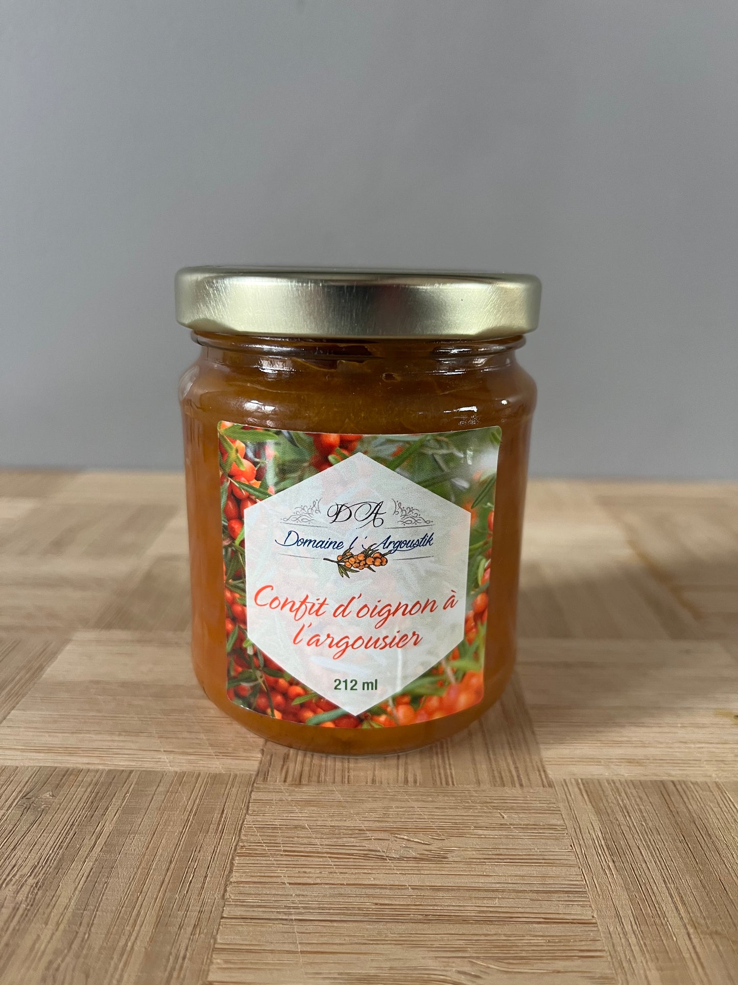 Confit d'oignons à l'argousier