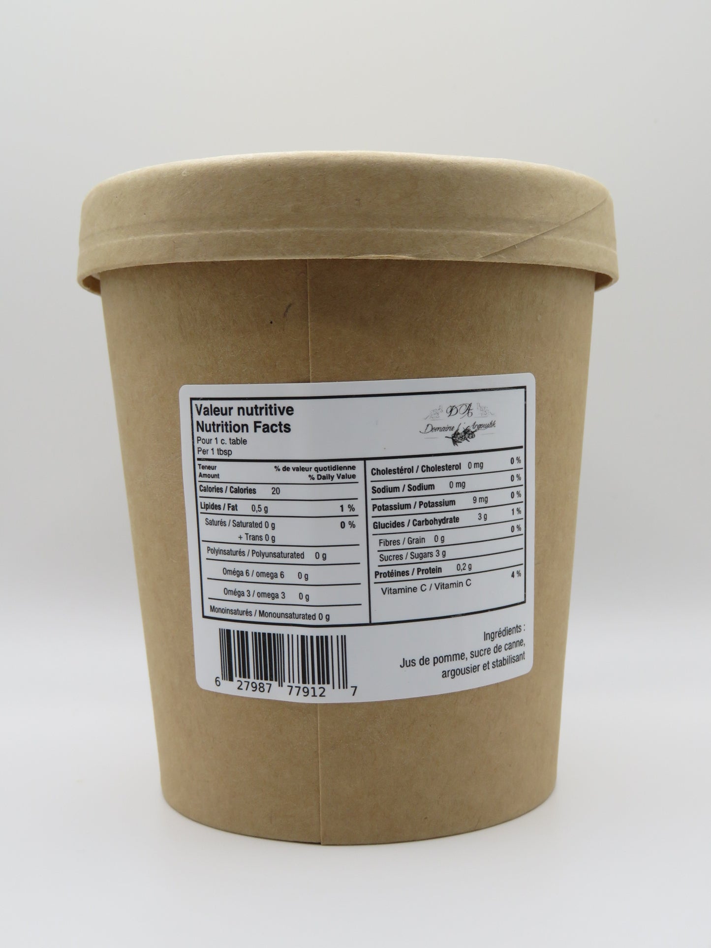 Sorbet à l'argousier