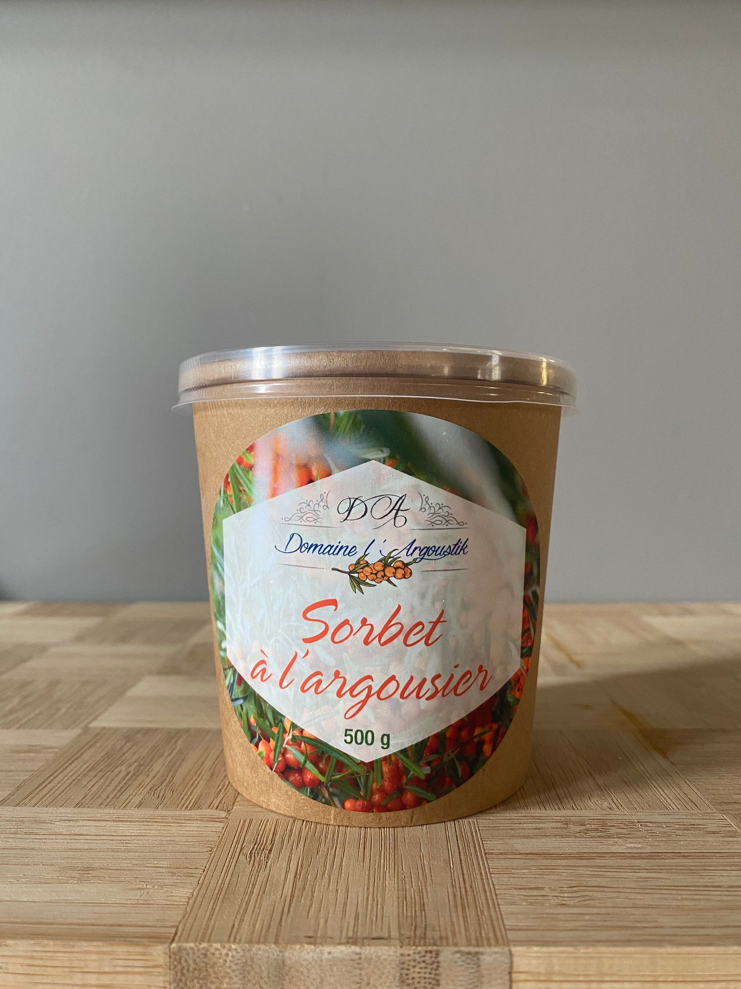 Sorbet à l'argousier