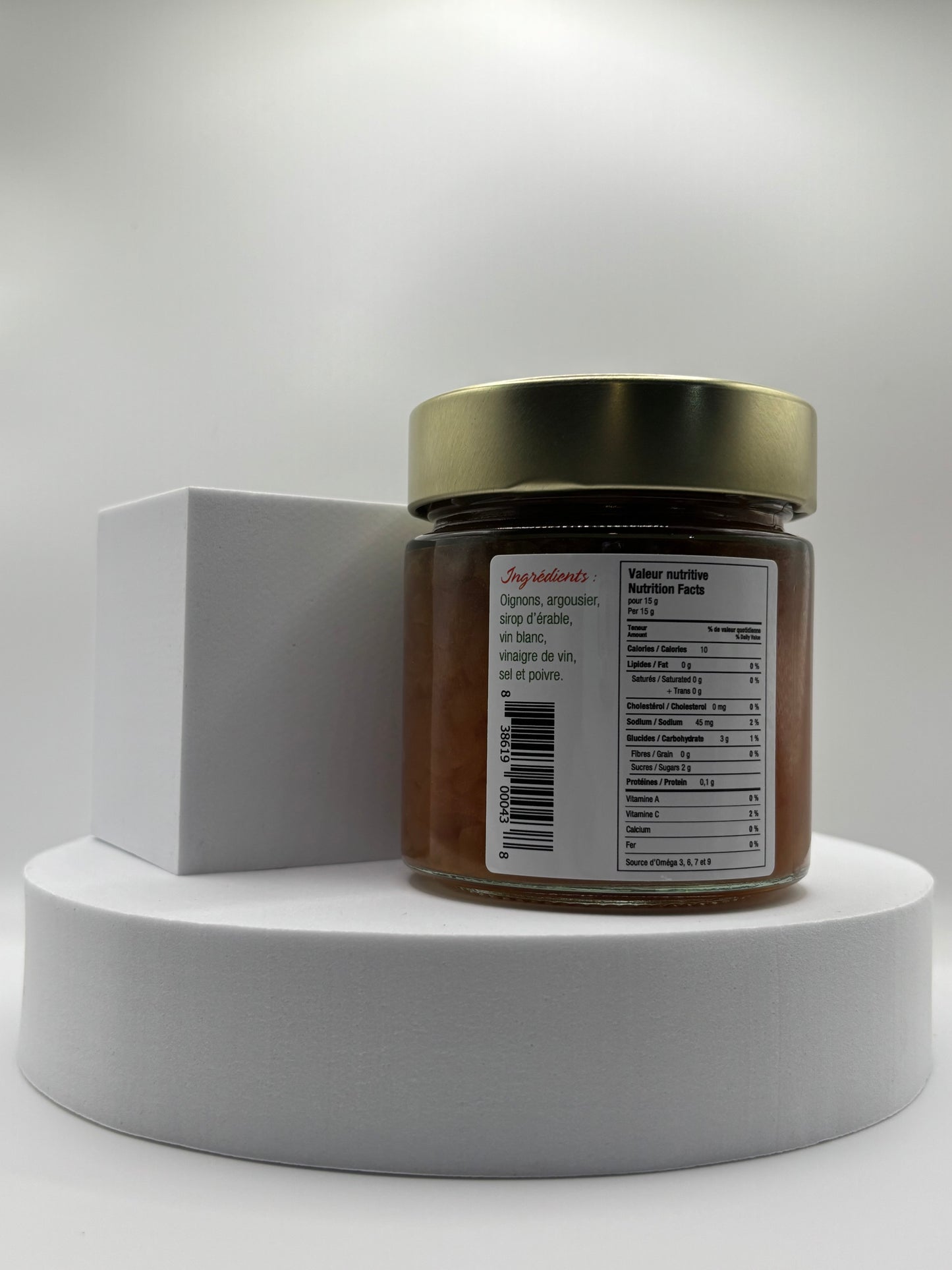 Confit d'oignons à l'argousier